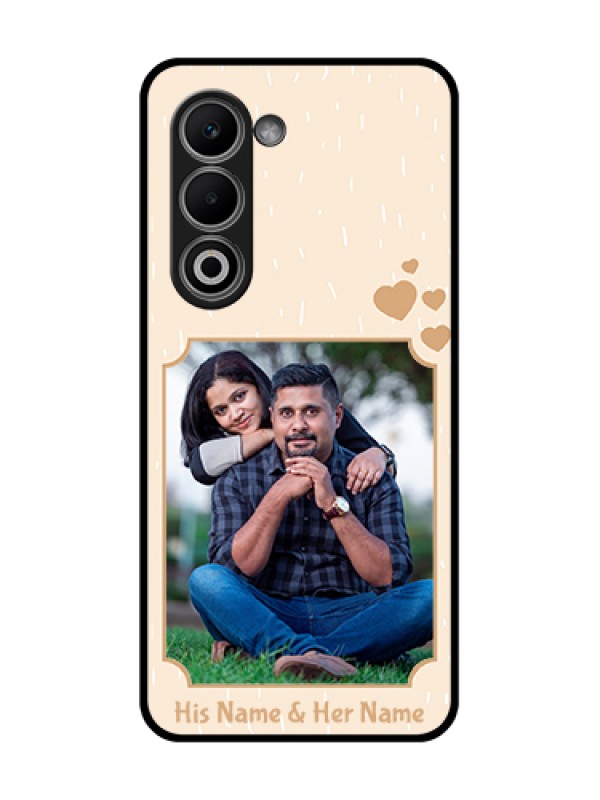 Custom Oppo A5 5G Custom Glass Phone Case - With Confetti Love Design