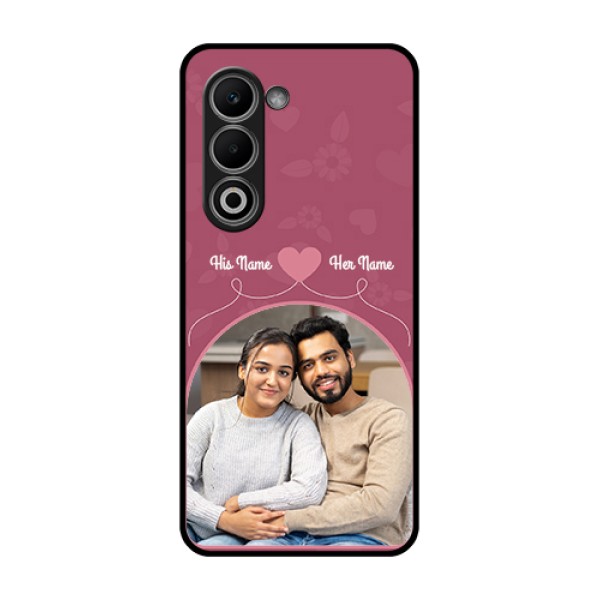 Oppo A5 5G Custom Glass Phone Case - Love Floral Design