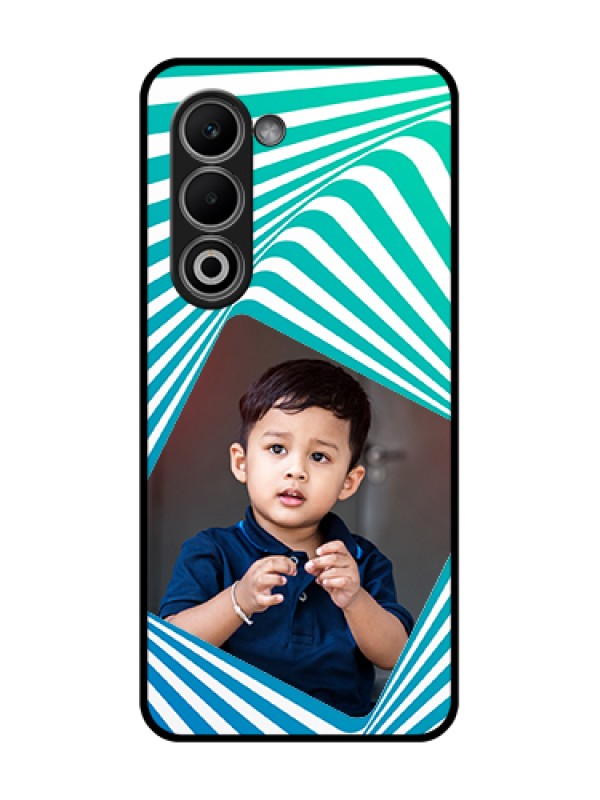 Custom Oppo A5 5G Custom Glass Phone Case - Abstract Spiral Design