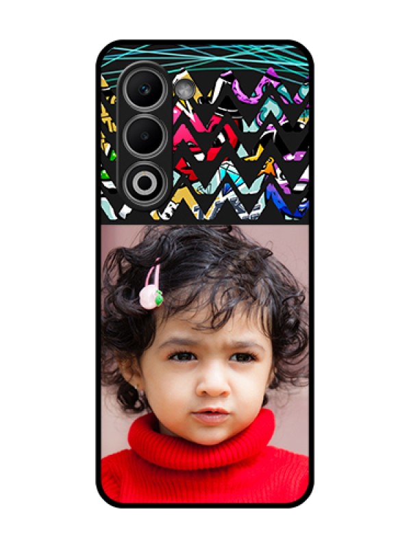 Custom Oppo A5 5G Custom Glass Phone Case - Neon Abstract Design