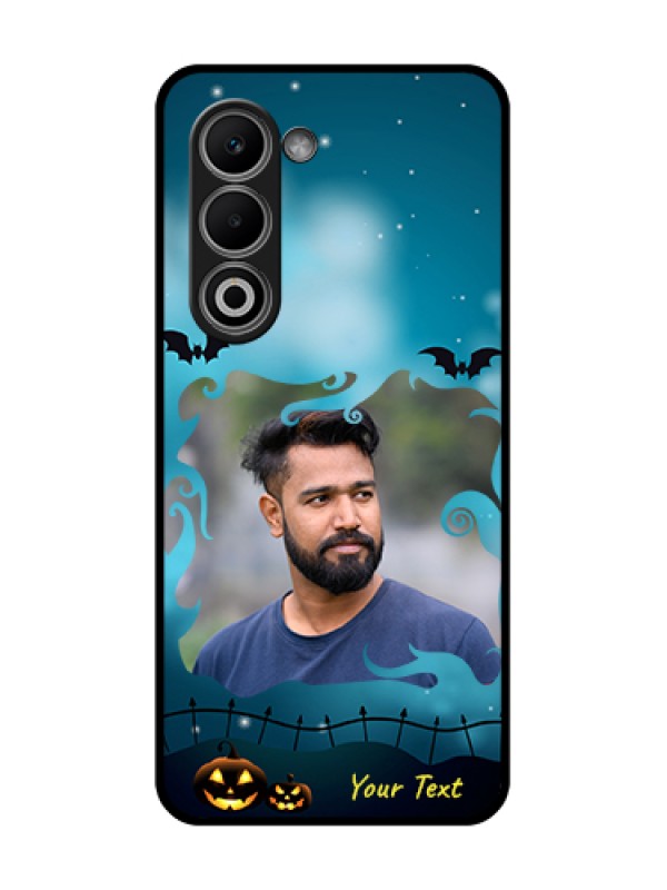 Custom Oppo A5 5G Custom Glass Phone Case - Halloween Frame Design