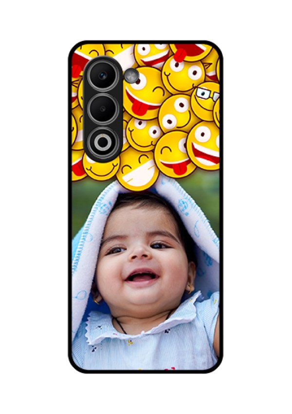 Oppo A5 5G Custom Glass Phone Case - With Smiley Emoji Design
