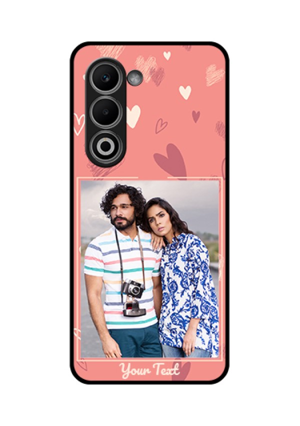 Oppo A5 5G Custom Glass Phone Case - Love Doodle Art Design