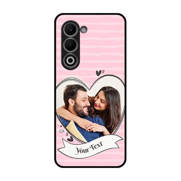 Oppo A5 5G Custom Glass Phone Case - Vintage Heart Design