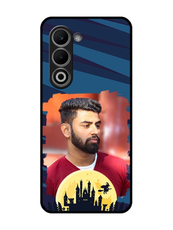 Custom Oppo A5 5G Custom Glass Phone Case - Halloween Witch Design