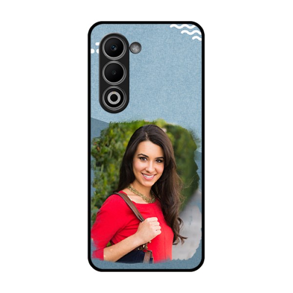 Oppo A5 5G Custom Glass Phone Case - Grunge Line Art Design