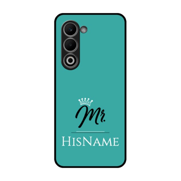 Oppo A5 5G Custom Glass Phone Case - Mr With Name Design