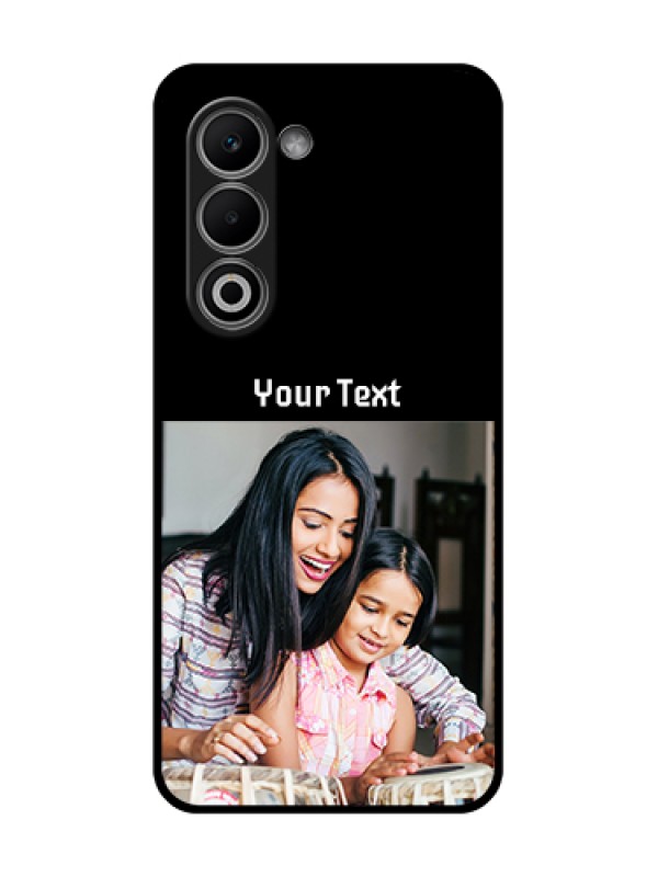 Custom Oppo A5 5G Custom Glass Phone Case - Photo With Name Design