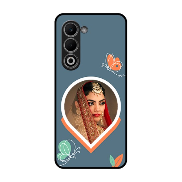 Oppo A5 5G Custom Glass Phone Case - Droplet Butterflies Design