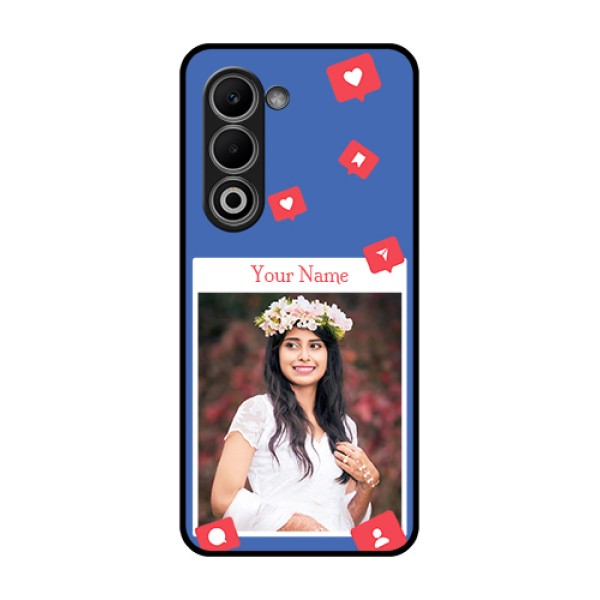 Oppo A5 5G Custom Glass Phone Case - Like Share And Comment Design Oppo A5 5G Custom Glass Phone Case - Like Share And Comment Design