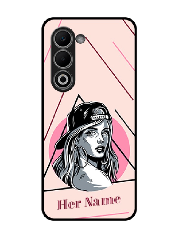 Custom Oppo A5 5G Custom Glass Phone Case - Rockstar Girl Design