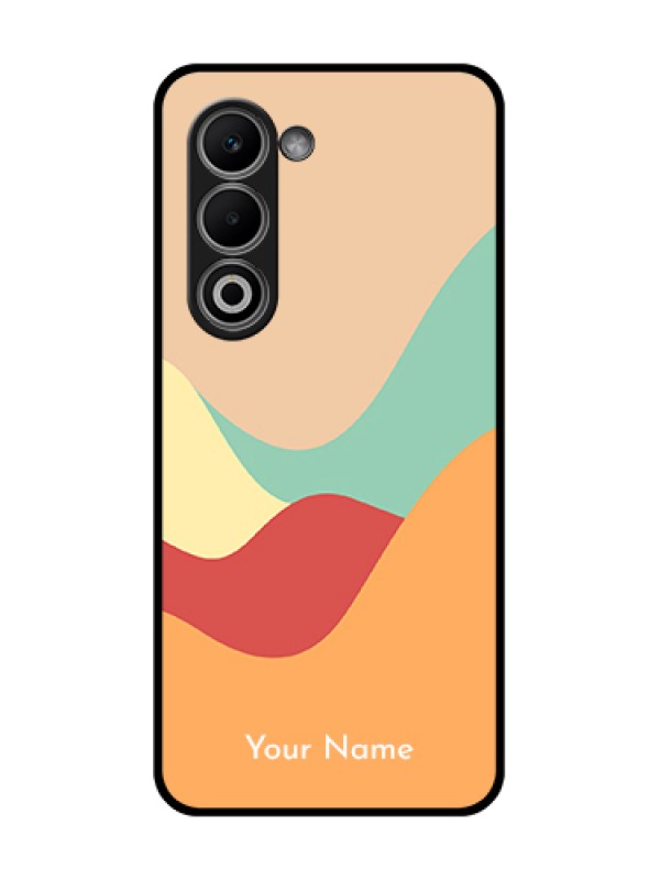 Custom Oppo A5 5G Custom Glass Phone Case - Ocean Waves Multi - Colour Design