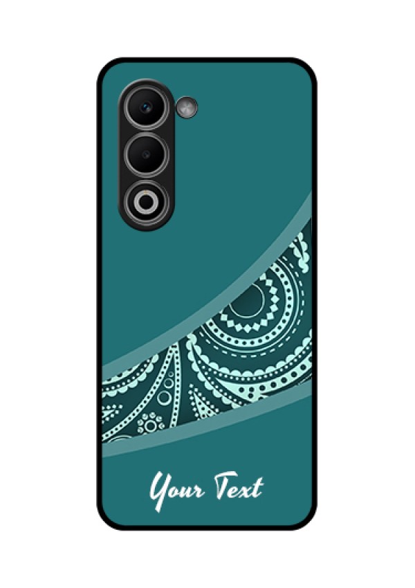 Oppo A5 5G Custom Glass Phone Case - Semi Visible Floral Design