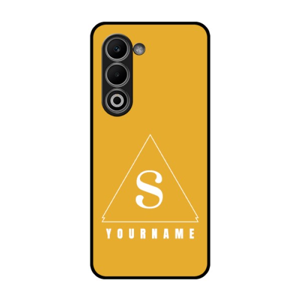 Oppo A5 5G Custom Glass Phone Case - Simple Triangle Design Oppo A5 5G Custom Glass Phone Case - Simple Triangle Design