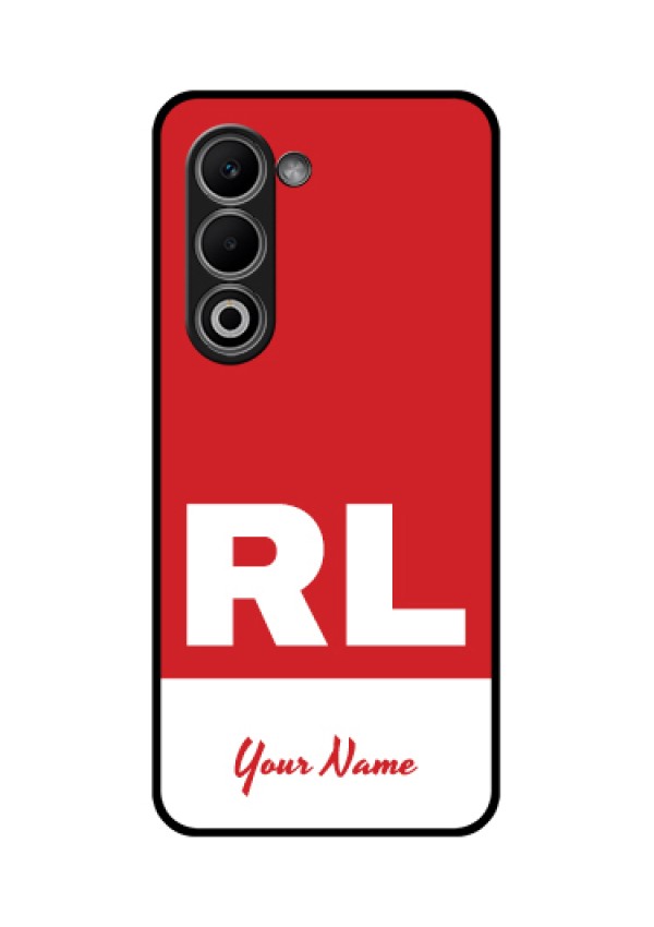 Oppo A5 5G Custom Glass Phone Case - Dual Tone Custom Text Design