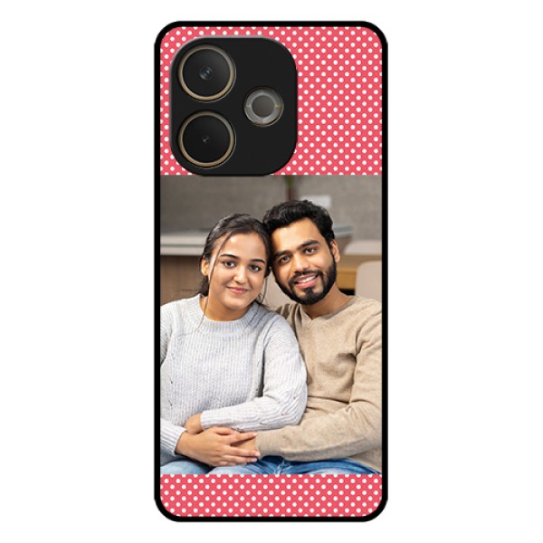Oppo A5 Pro 5G Custom Glass Phone Case - White Dotted Design