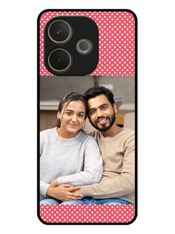 Custom Oppo A5 Pro 5G Custom Glass Phone Case - White Dotted Design