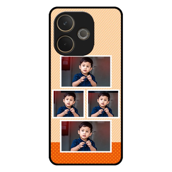 Oppo A5 Pro 5G Custom Glass Phone Case - Bulk Photos Upload Design