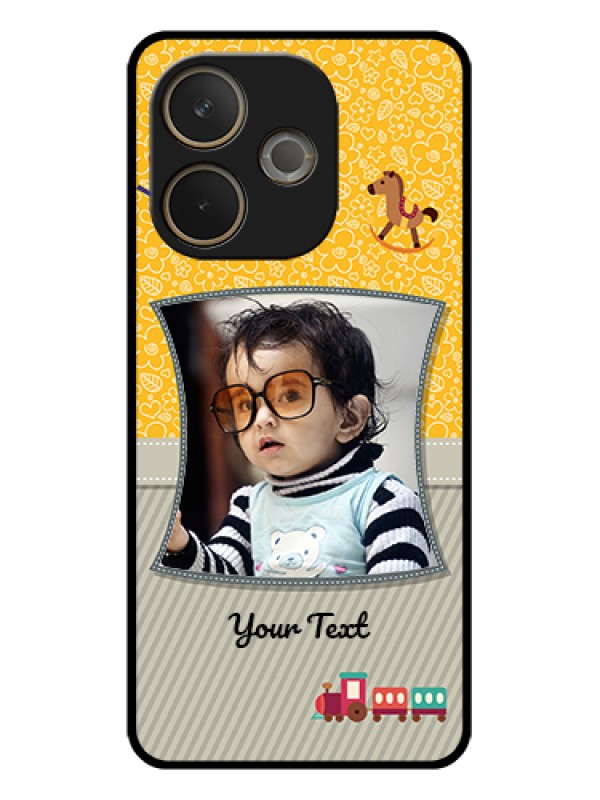 Custom Oppo A5 Pro 5G Custom Glass Phone Case - Baby Picture Upload Design
