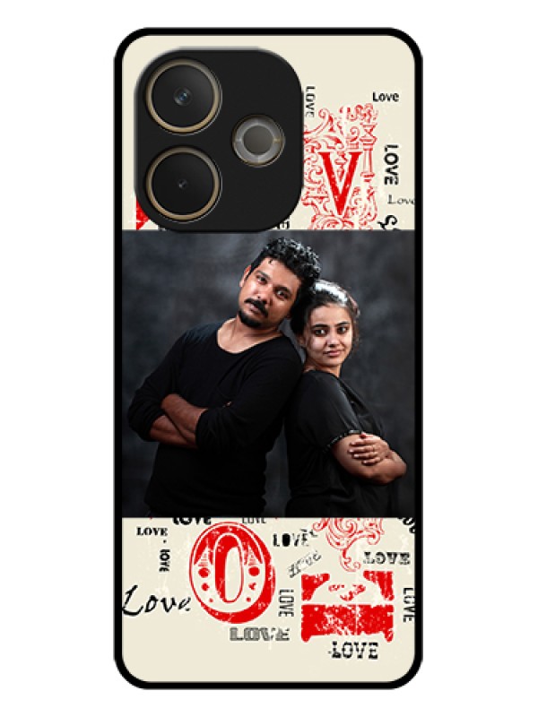 Custom Oppo A5 Pro 5G Custom Glass Phone Case - Trendy Love Design Case