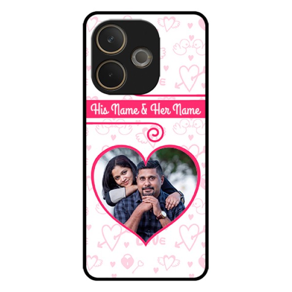 Oppo A5 Pro 5G Custom Glass Phone Case - Heart Shape Love Design