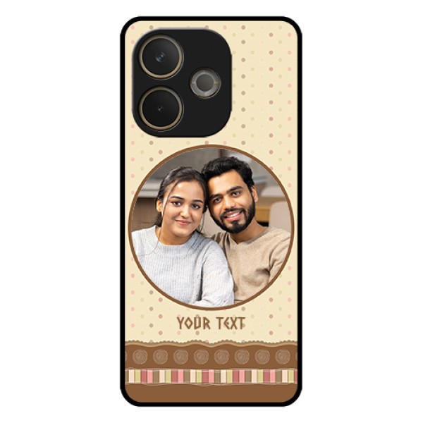 Oppo A5 Pro 5G Custom Glass Phone Case - Brown Dotted Mobile Case Design Oppo A5 Pro 5G Custom Glass Phone Case - Brown Dotted Mobile Case Design