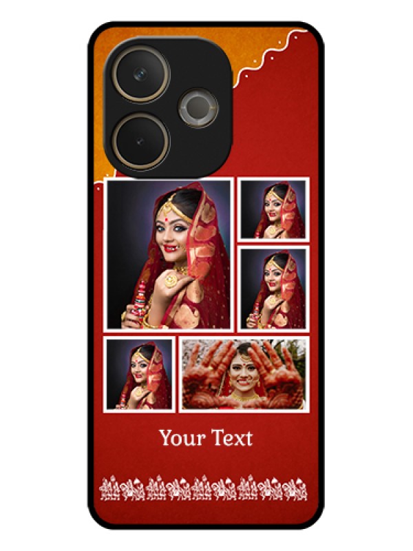 Custom Oppo A5 Pro 5G Custom Glass Phone Case - Wedding Pic Upload Design