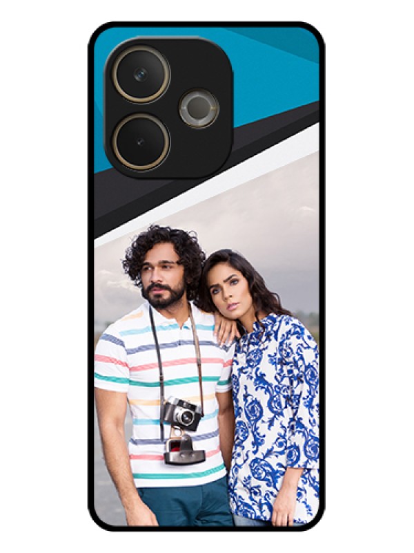 Custom Oppo A5 Pro 5G Custom Glass Phone Case - Simple Pattern Photo Upload Design