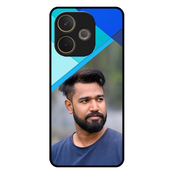 Oppo A5 Pro 5G Custom Glass Phone Case - Blue Pattern Design
