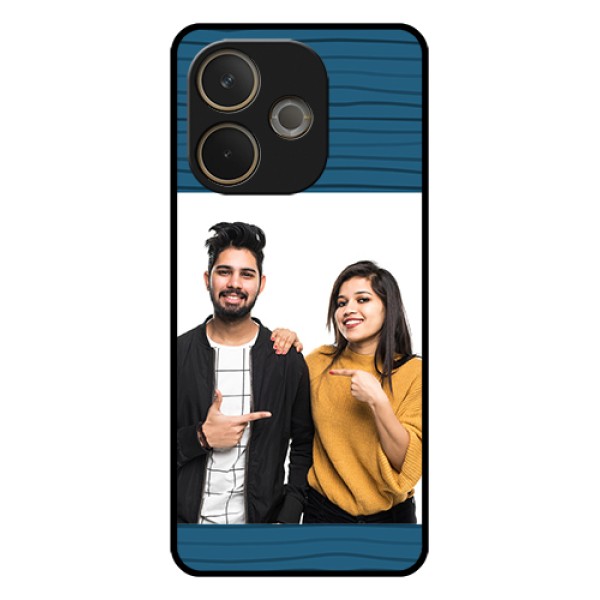 Oppo A5 Pro 5G Custom Glass Phone Case - Blue Pattern Cover Design Oppo A5 Pro 5G Custom Glass Phone Case - Blue Pattern Cover Design