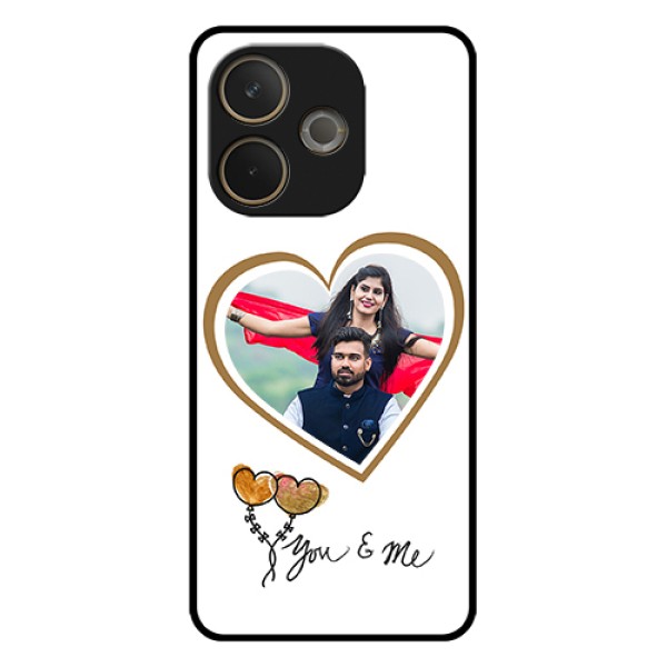 Oppo A5 Pro 5G Custom Glass Phone Case - You & Me Design