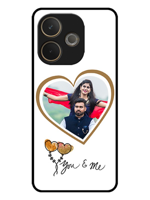 Custom Oppo A5 Pro 5G Custom Glass Phone Case - You & Me Design