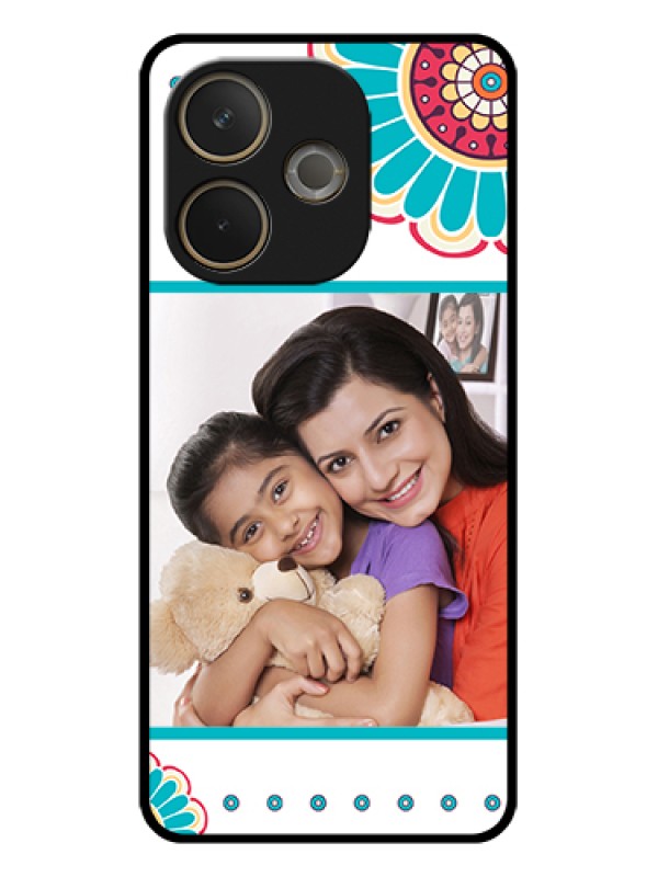 Custom Oppo A5 Pro 5G Custom Glass Phone Case - Flower Design