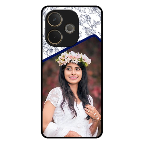 Oppo A5 Pro 5G Custom Glass Phone Case - Classy Floral Design