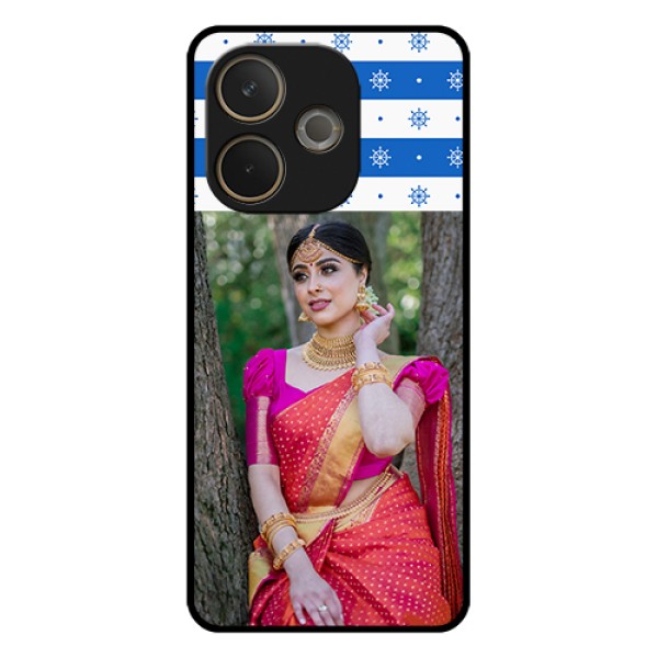 Oppo A5 Pro 5G Custom Glass Phone Case - Snow Pattern Design