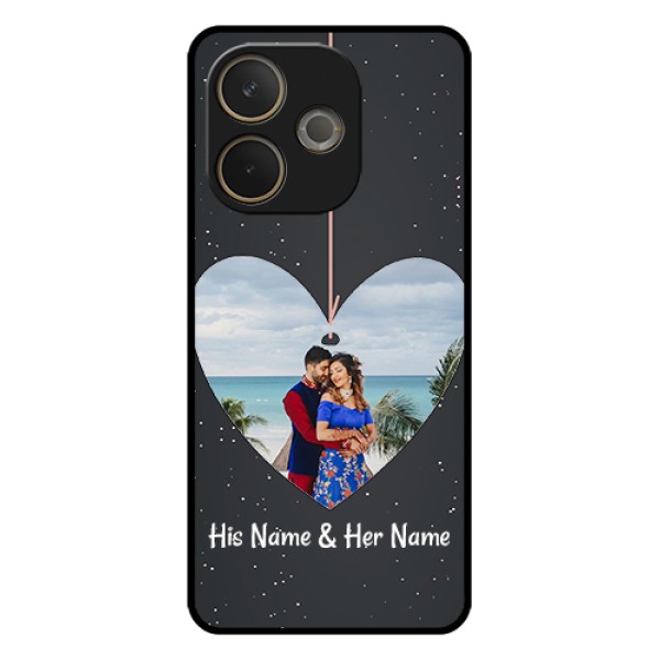 Oppo A5 Pro 5G Custom Glass Phone Case - Hanging Heart Design