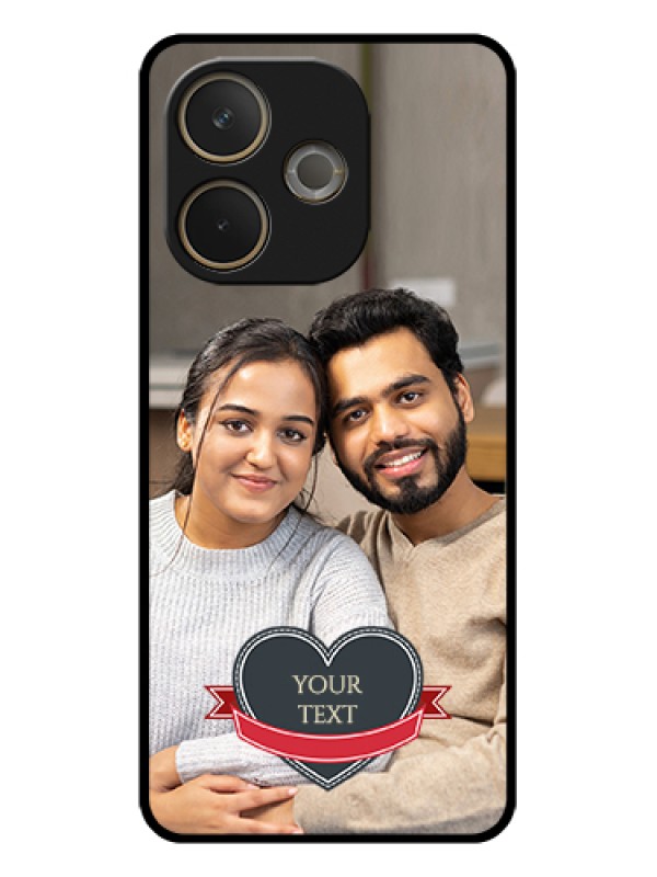 Custom Oppo A5 Pro 5G Custom Glass Phone Case - Just Married Couple Design