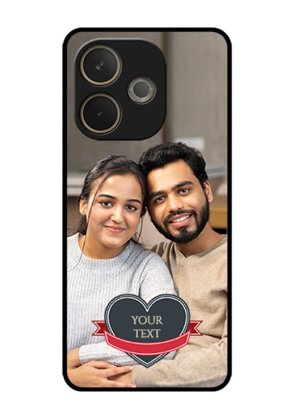 Oppo A5 Pro 5G Custom Glass Phone Case - Just Married Couple Design