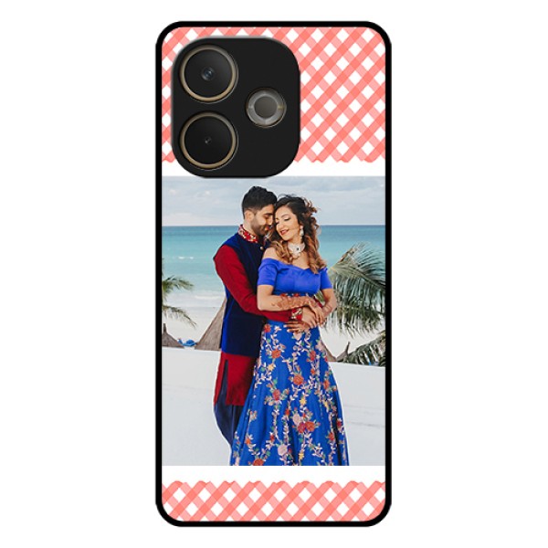 Oppo A5 Pro 5G Custom Glass Phone Case - Pink Pattern Design