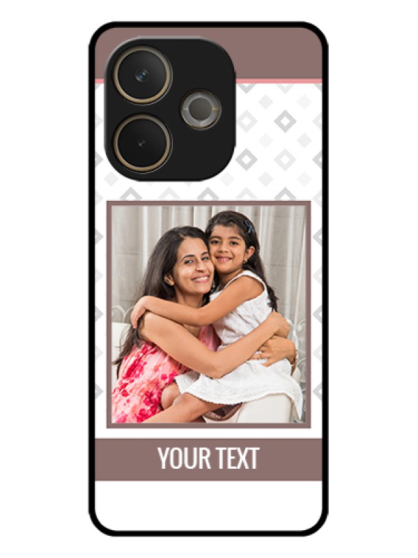 Custom Oppo A5 Pro 5G Custom Glass Phone Case - Simple Diamond Design