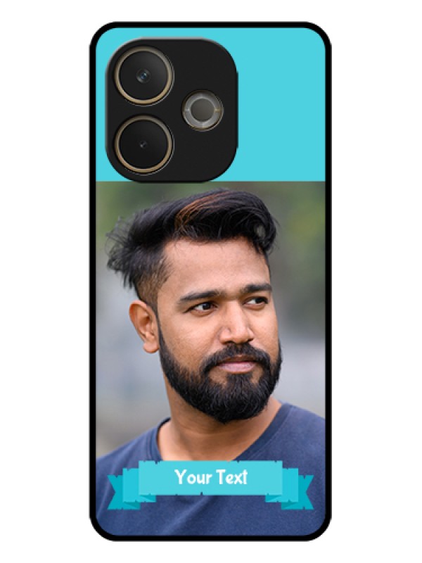 Custom Oppo A5 Pro 5G Custom Glass Phone Case - Blue Color Design