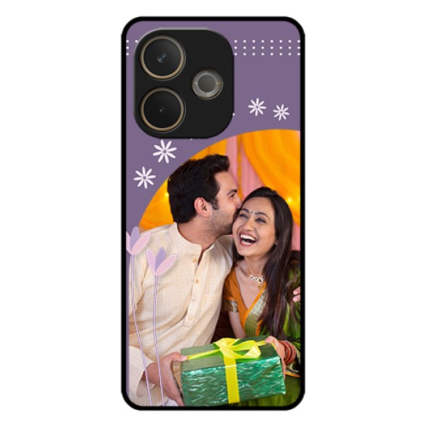 Oppo A5 Pro 5G Custom Glass Phone Case - Lavender Flowers Design