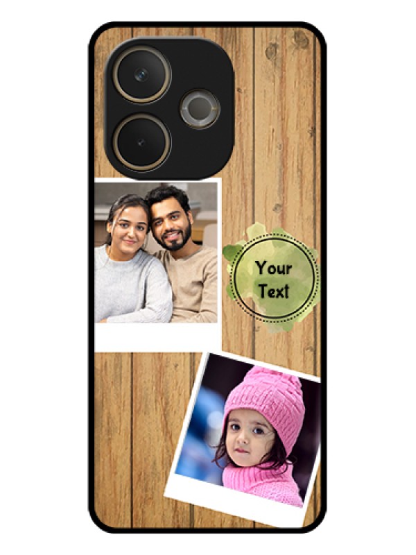 Custom Oppo A5 Pro 5G Custom Glass Phone Case - Wooden Texture Design