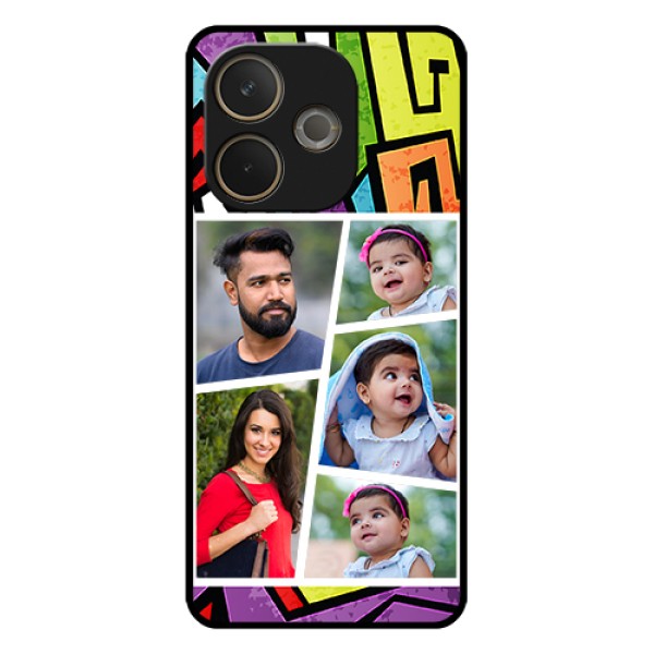 Oppo A5 Pro 5G Custom Glass Phone Case - Graffiti Pattern Design