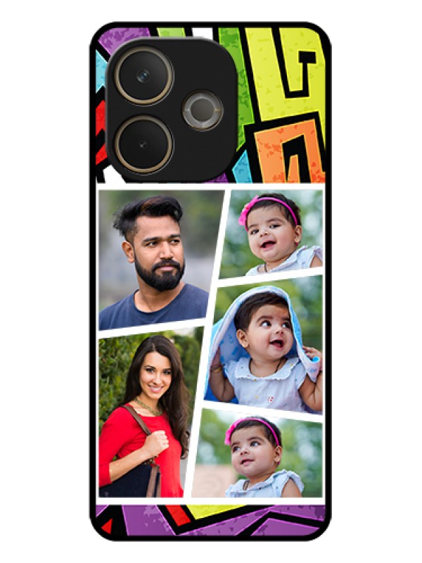 Custom Oppo A5 Pro 5G Custom Glass Phone Case - Graffiti Pattern Design