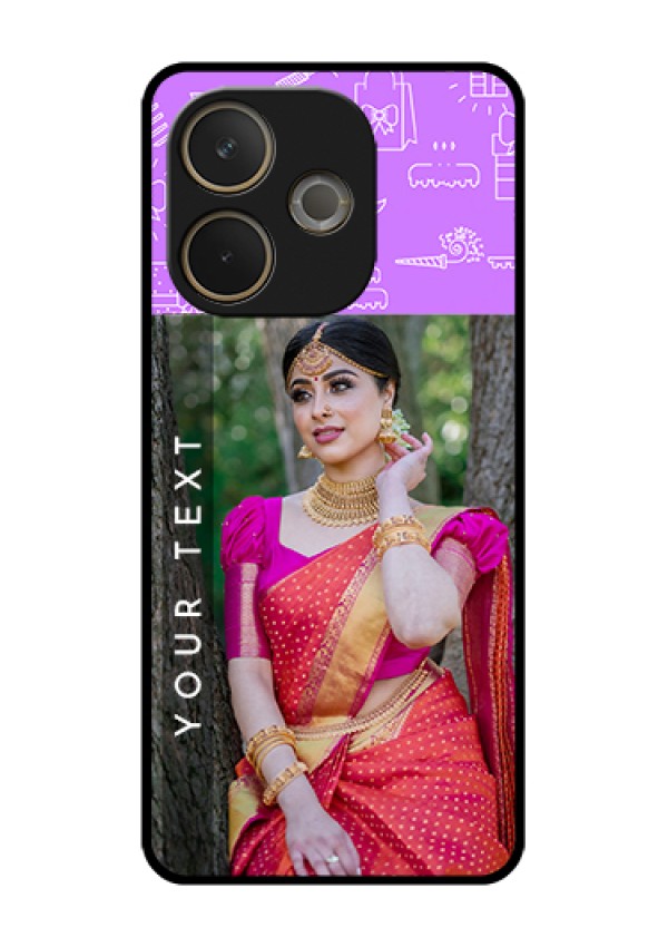 Oppo A5 Pro 5G Custom Glass Phone Case - Birthday Icons Design