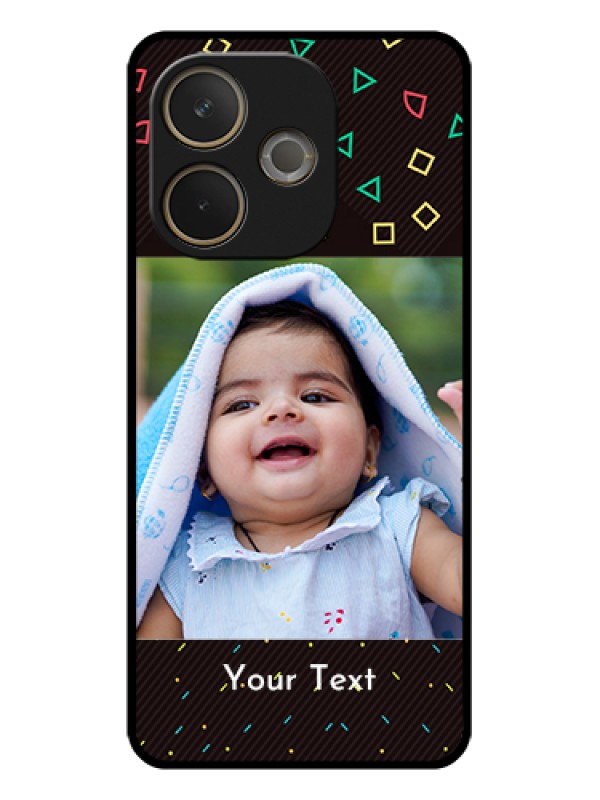 Custom Oppo A5 Pro 5G Custom Glass Phone Case - With Confetti Birthday Design