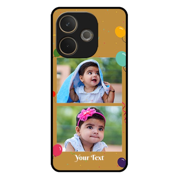 Oppo A5 Pro 5G Custom Glass Phone Case - Image Holder With Birthday Celebrations Design Oppo A5 Pro 5G Custom Glass Phone Case - Image Holder With Birthday Celebrations Design