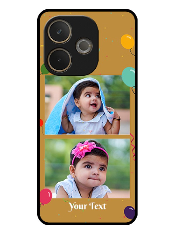 Custom Oppo A5 Pro 5G Custom Glass Phone Case - Image Holder With Birthday Celebrations Design