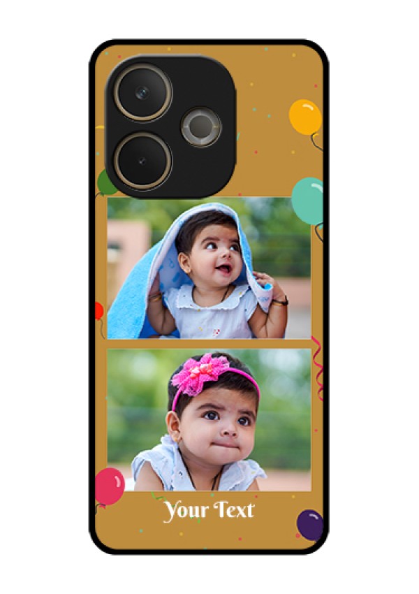 Oppo A5 Pro 5G Custom Glass Phone Case - Image Holder With Birthday Celebrations Design